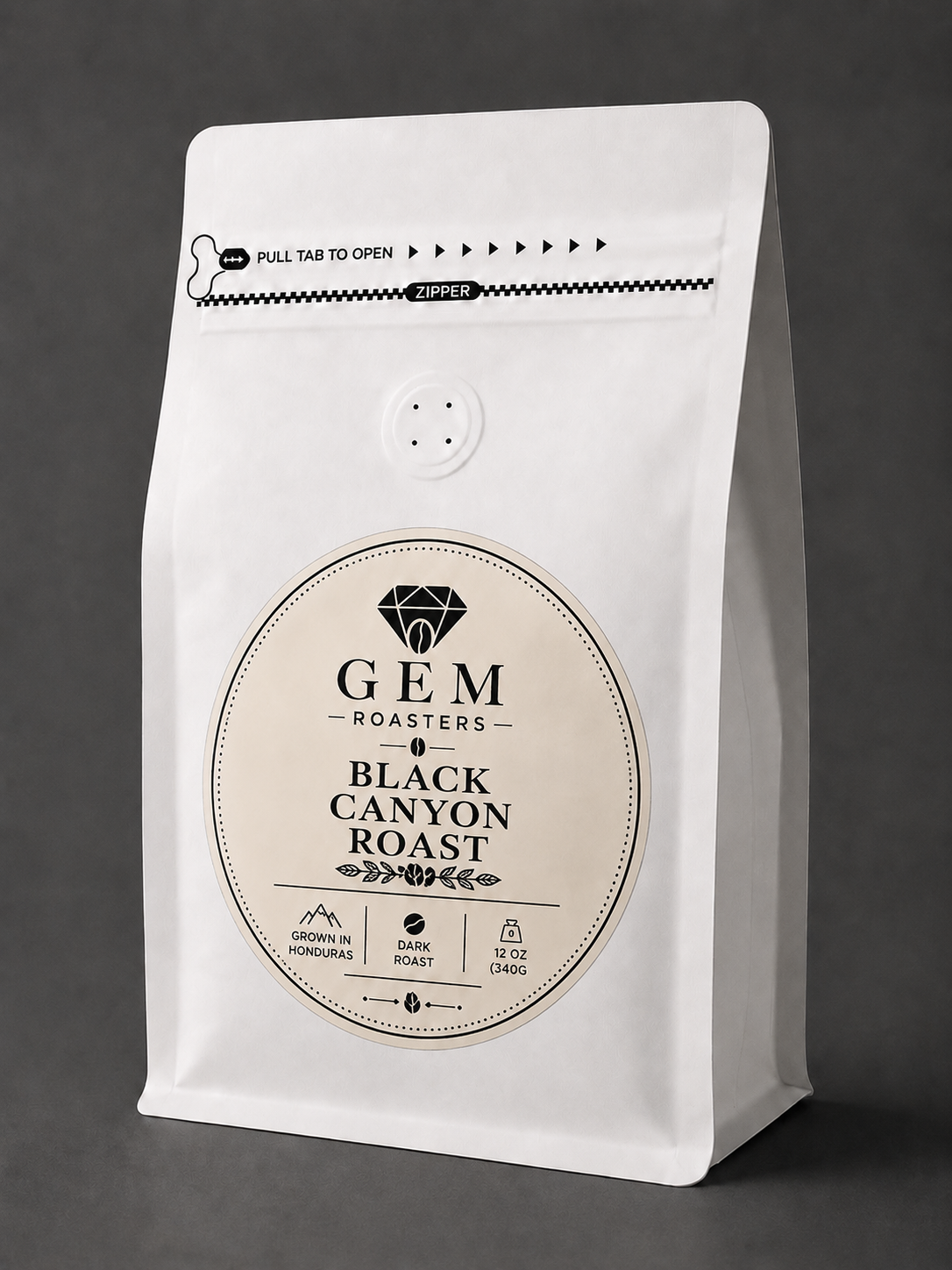 Gem Roasters – Black Canyon Roast | Dark Roast | Whole Bean | 12 oz